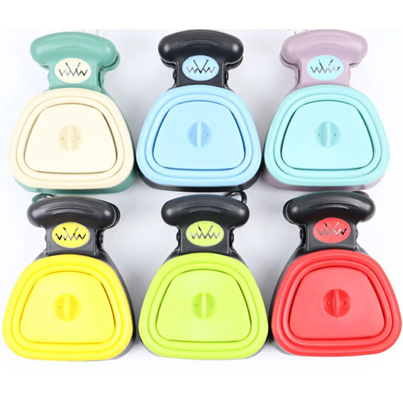 Foldable Dog Poop Scooper with waste bag dispenser