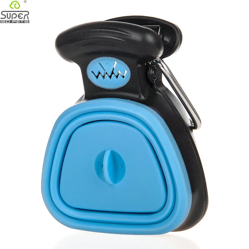 Foldable Dog Poop Scooper with waste bag dispenser