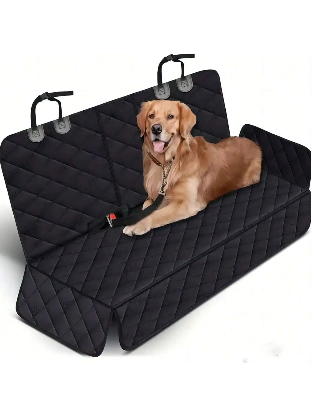 Dog Car Seat Cover — Waterproof & Scratch-Resistant Pet Hammock with Middle Armrest