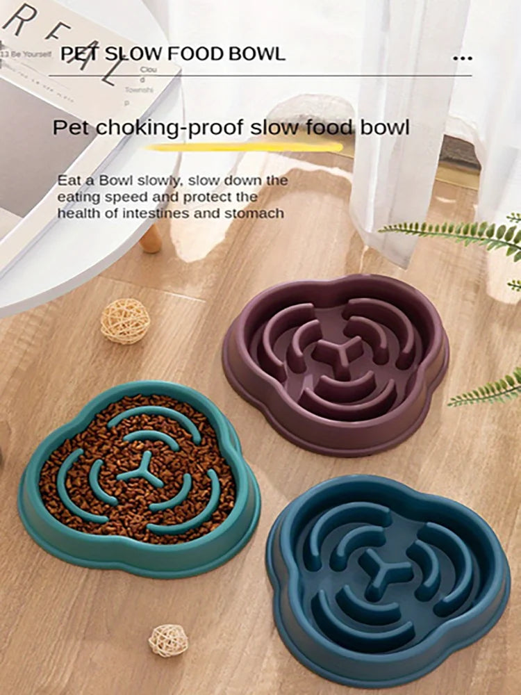 Slow Feeder Dog Bowl — Anti-Choke & Anti-Overturn Pet Feeding Bowl