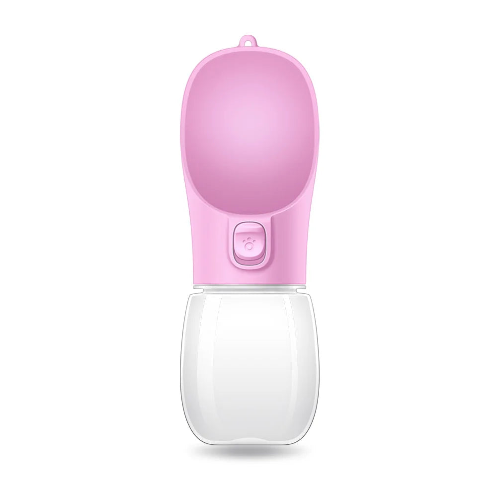 Portable Dog Water Bottle — Leakproof Travel Drinking Bowl for Dogs & Cats