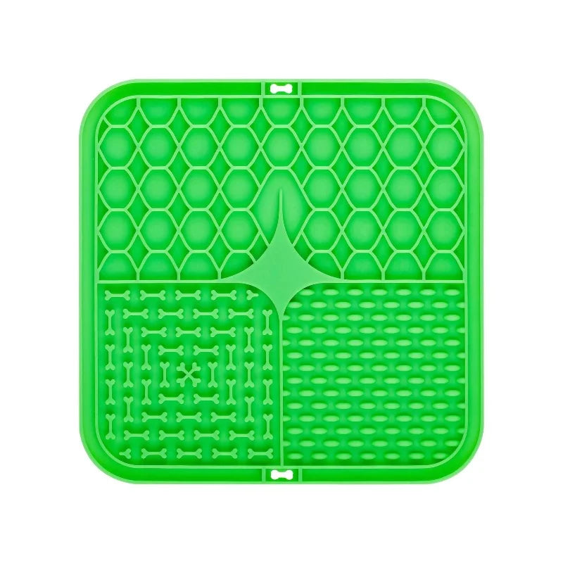 Silicone Lick Mat for Dogs & Cats — Slow Feeder, Bath Distraction & Anxiety Relief Pad