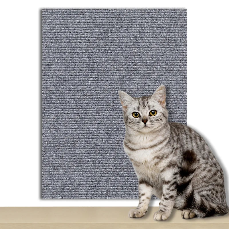 Cat Scratch Sofa Protector Mat — Self-Adhesive & Trimmable for Furniture Protection