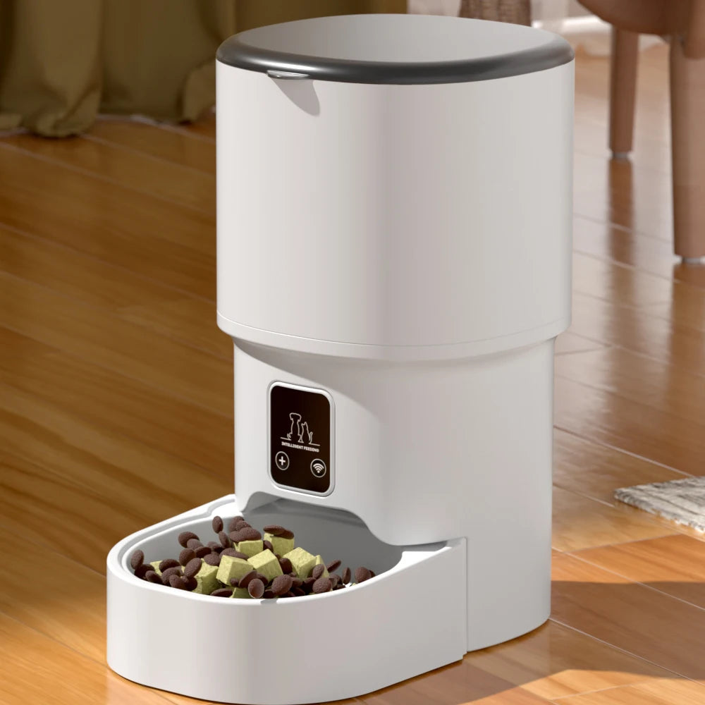 4L WiFi Smart Automatic Pet Feeder — App-Controlled Cat & Dog Food Dispenser