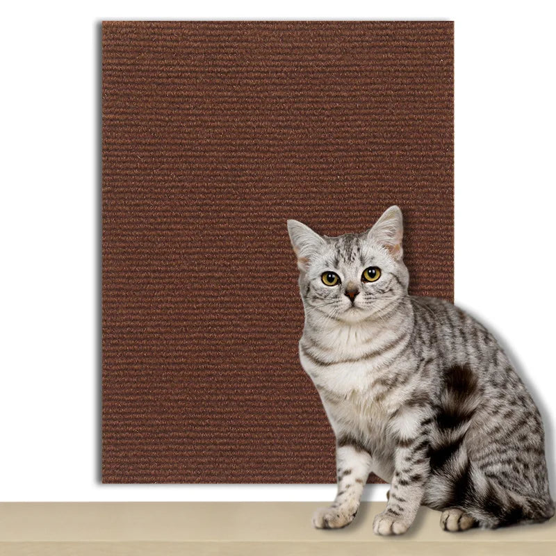 Cat Scratch Sofa Protector Mat — Self-Adhesive & Trimmable for Furniture Protection