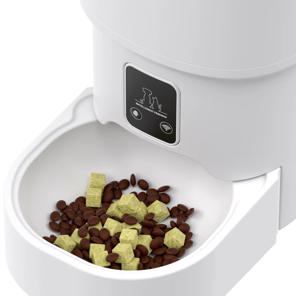 4L WiFi Smart Automatic Pet Feeder — App-Controlled Cat & Dog Food Dispenser