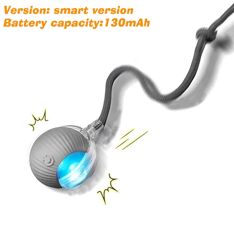 Smart Interactive Cat Ball Toy — Automatic Rolling & LED Lights for Indoor Cats