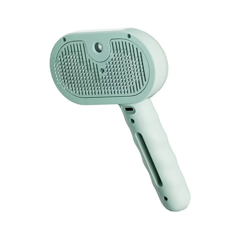 3-in-1 Electric Steam Pet Brush - Grooming, Massage & Detangling for Dogs & Cats
