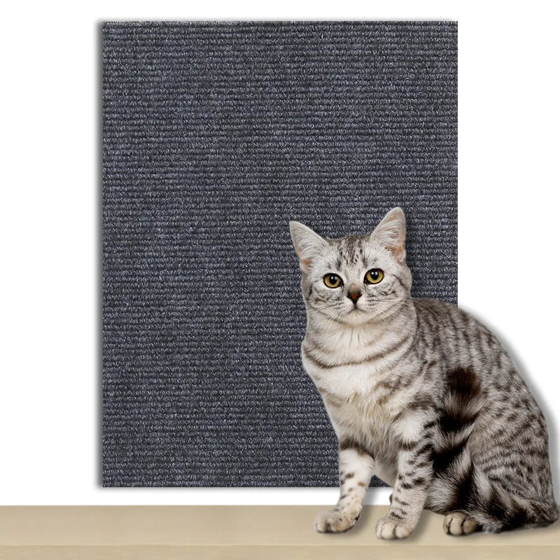 Cat Scratch Sofa Protector Mat — Self-Adhesive & Trimmable for Furniture Protection