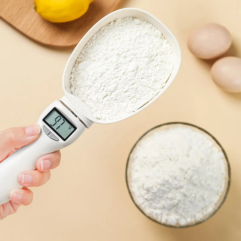 Digital Pet Food Measuring Spoon Scale — Precise Feeding for Dogs & Cats