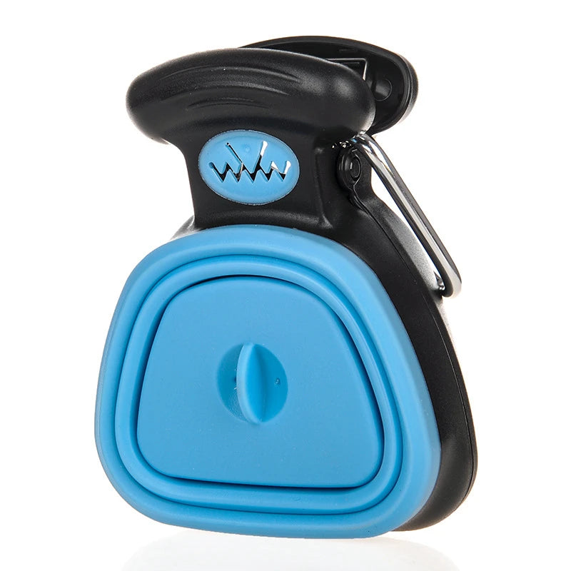 Foldable Dog Poop Scooper with waste bag dispenser