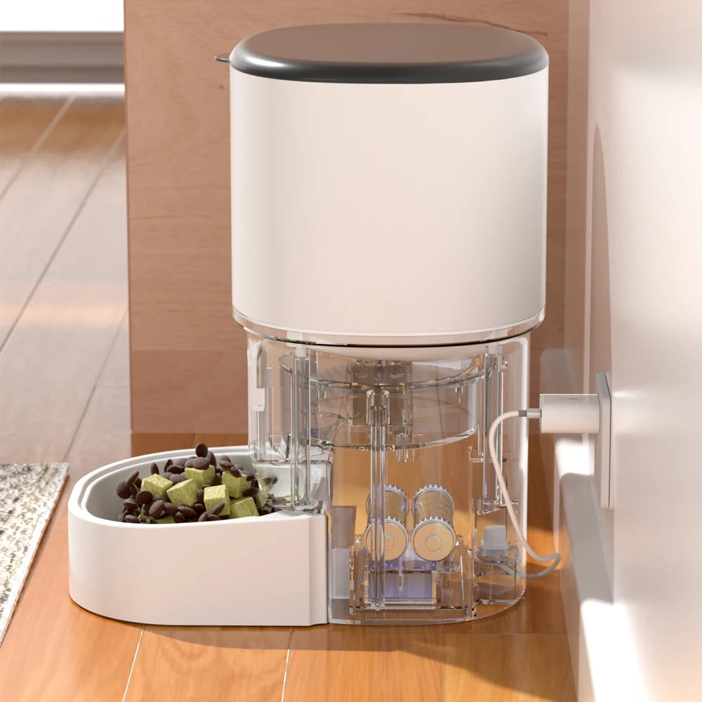 4L WiFi Smart Automatic Pet Feeder — App-Controlled Cat & Dog Food Dispenser
