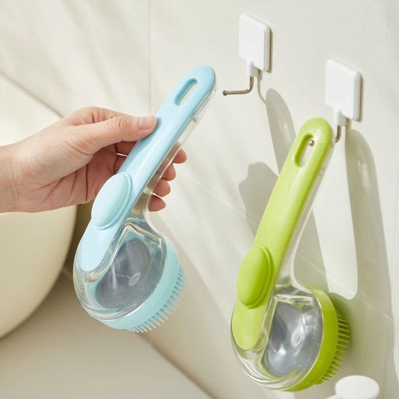 Soft Silicone Pet Bath Brush — Gentle Massage & Deep Clean for Dogs & Cats