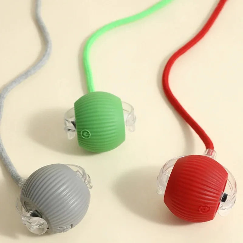 Smart Interactive Cat Ball Toy — Automatic Rolling & LED Lights for Indoor Cats