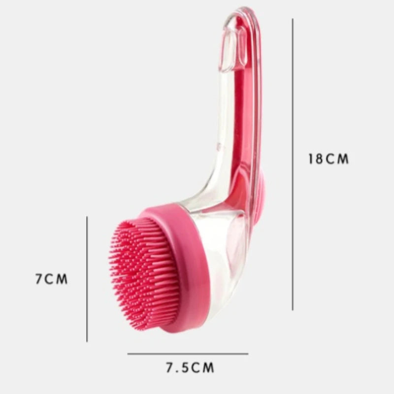 Soft Silicone Pet Bath Brush — Gentle Massage & Deep Clean for Dogs & Cats