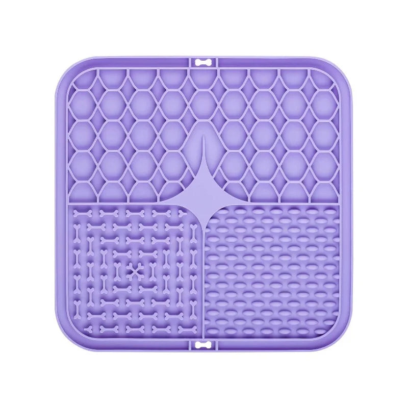Silicone Lick Mat for Dogs & Cats — Slow Feeder, Bath Distraction & Anxiety Relief Pad