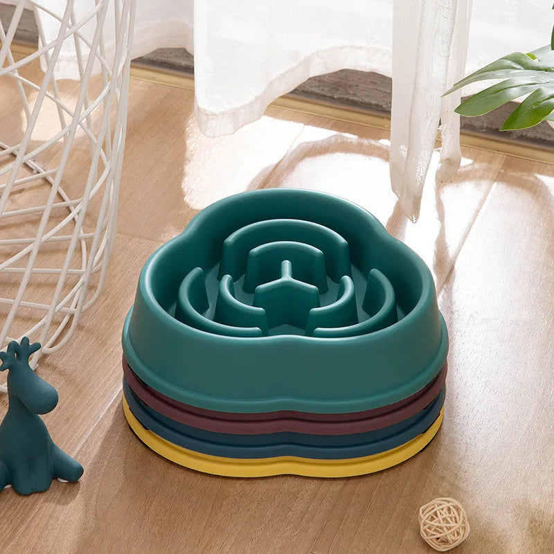 Slow Feeder Dog Bowl — Anti-Choke & Anti-Overturn Pet Feeding Bowl