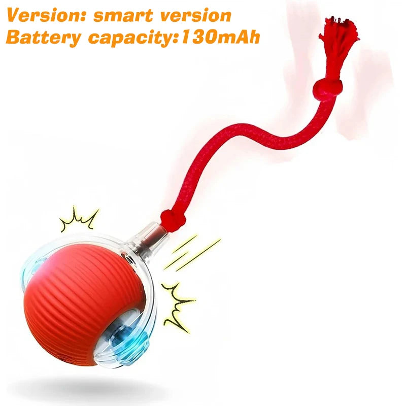 Smart Interactive Cat Ball Toy — Automatic Rolling & LED Lights for Indoor Cats