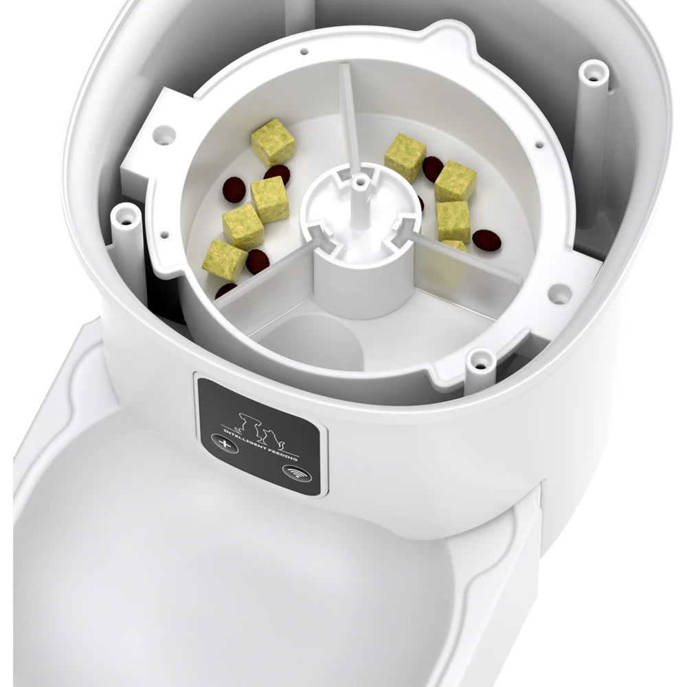 4L WiFi Smart Automatic Pet Feeder — App-Controlled Cat & Dog Food Dispenser