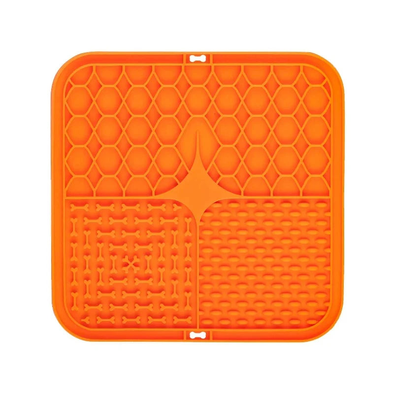 Silicone Lick Mat for Dogs & Cats — Slow Feeder, Bath Distraction & Anxiety Relief Pad