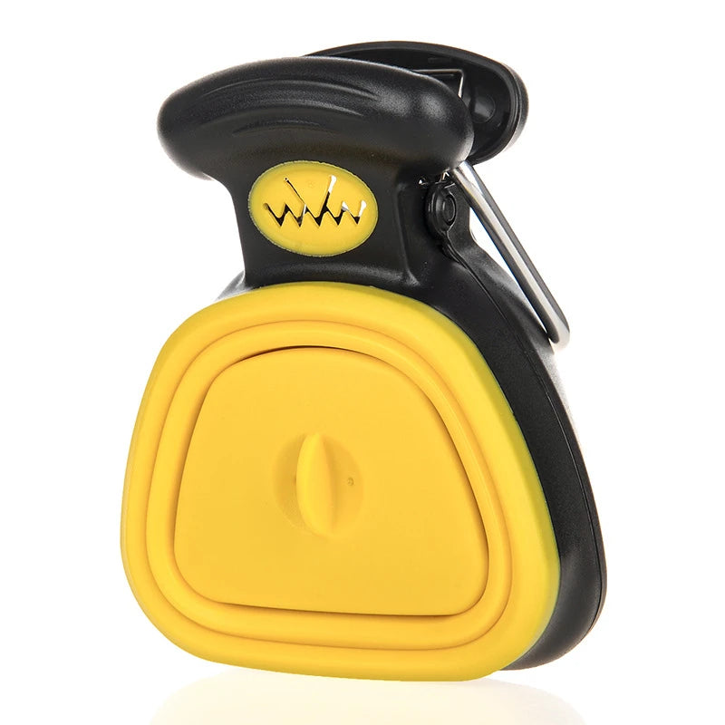 Foldable Dog Poop Scooper with waste bag dispenser