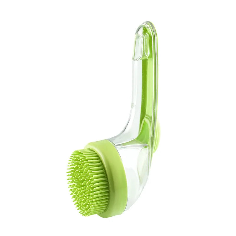 Soft Silicone Pet Bath Brush — Gentle Massage & Deep Clean for Dogs & Cats