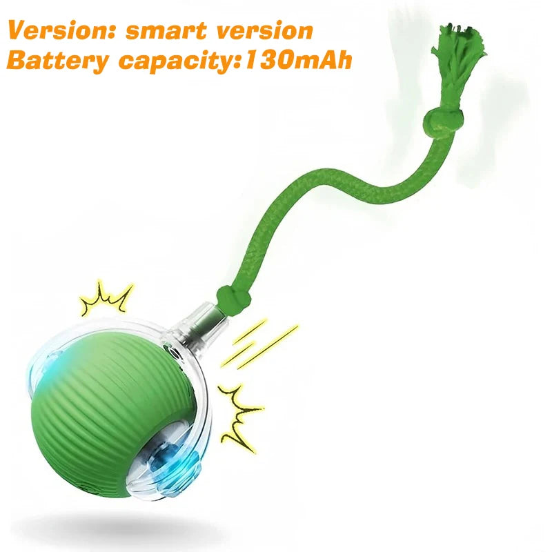 Smart Interactive Cat Ball Toy — Automatic Rolling & LED Lights for Indoor Cats