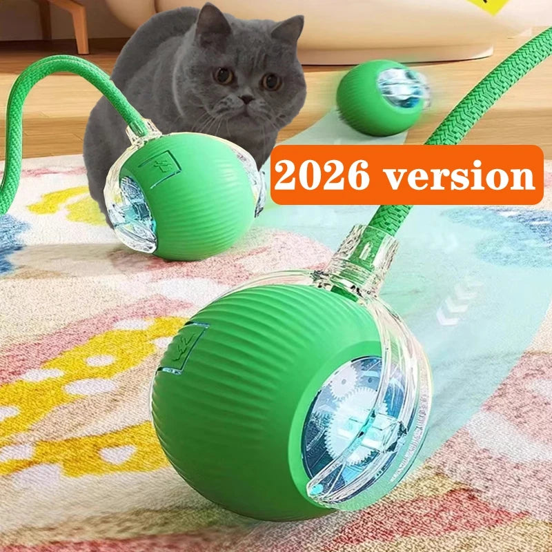 Smart Interactive Cat Ball Toy — Automatic Rolling & LED Lights for Indoor Cats