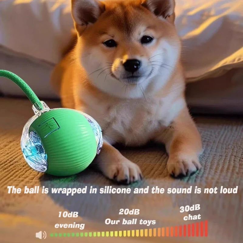 Smart Interactive Cat Ball Toy — Automatic Rolling & LED Lights for Indoor Cats