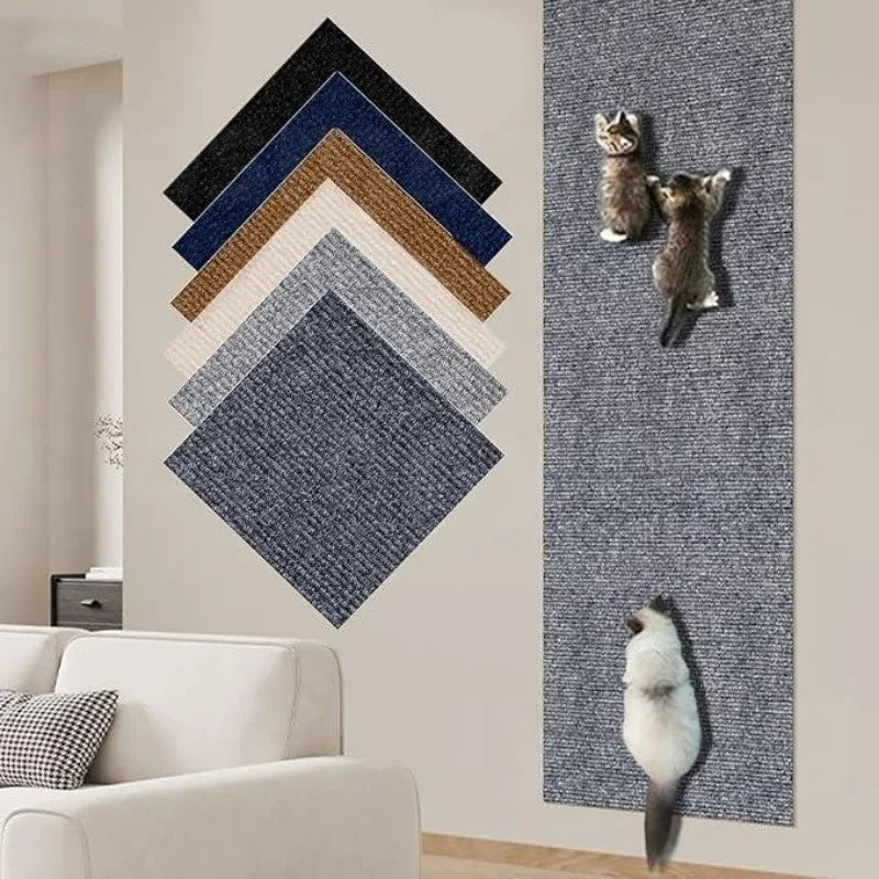 Cat Scratch Sofa Protector Mat — Self-Adhesive & Trimmable for Furniture Protection