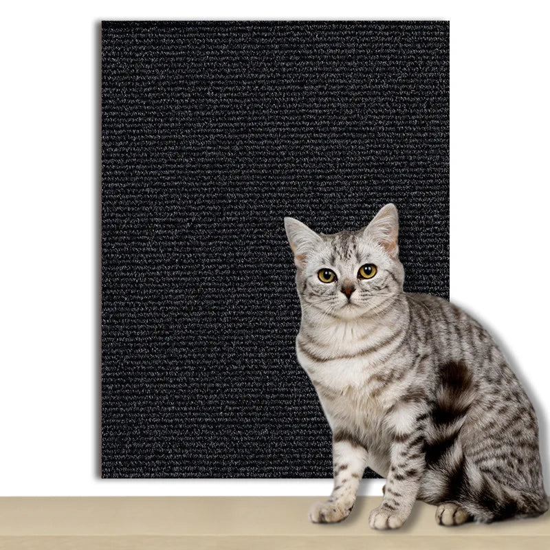 Cat Scratch Sofa Protector Mat — Self-Adhesive & Trimmable for Furniture Protection