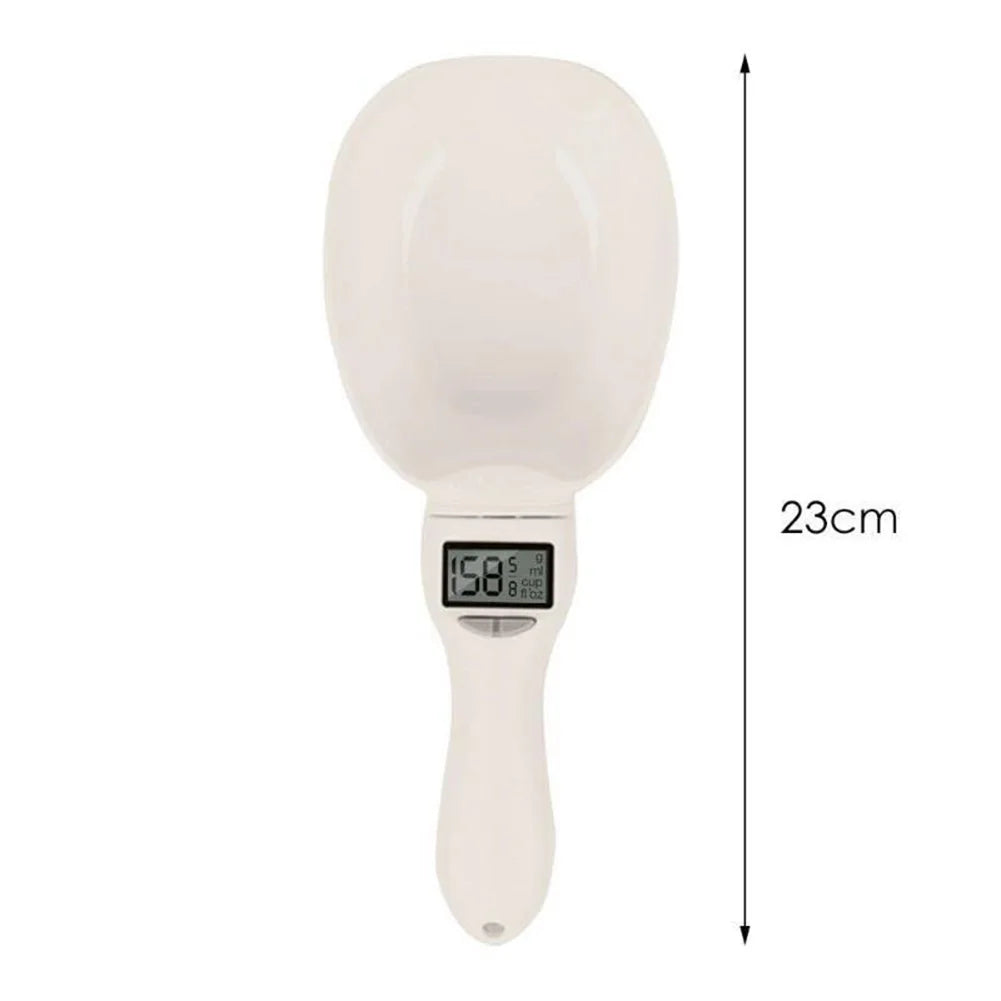 Digital Pet Food Measuring Spoon Scale — Precise Feeding for Dogs & Cats
